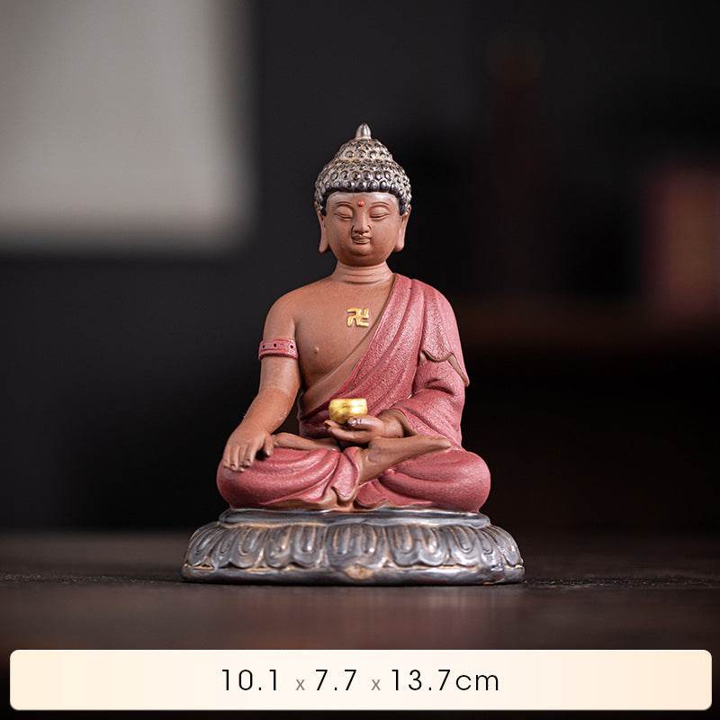 Shakyamuni Meditation Buddha Statue - Tibetan Buddhist statue, size reference