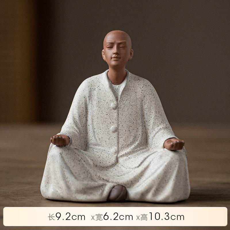Meditation Buddha Statue - Tibetan Buddhist statue, size reference