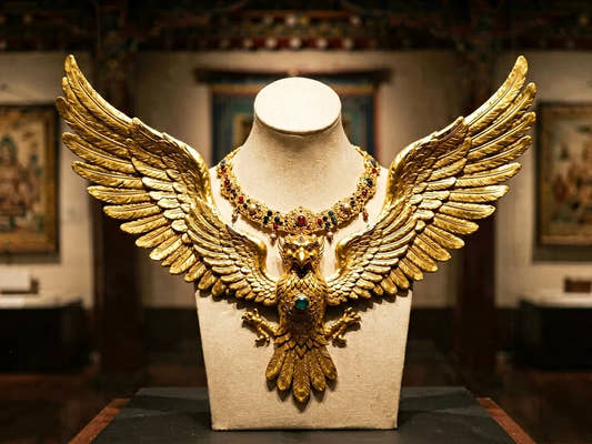 Golden Wings of the Garuda: The Paramount Guardian of Faith — from gandhanra.art