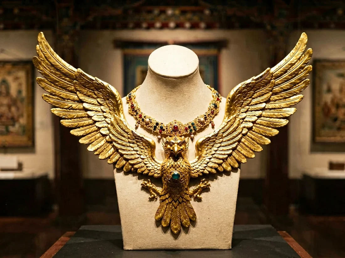 Golden Wings of the Garuda: The Paramount Guardian of Faith — from gandhanra.art