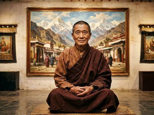How Does a Monk Express Love for His Hometown? — from gandhanra.art