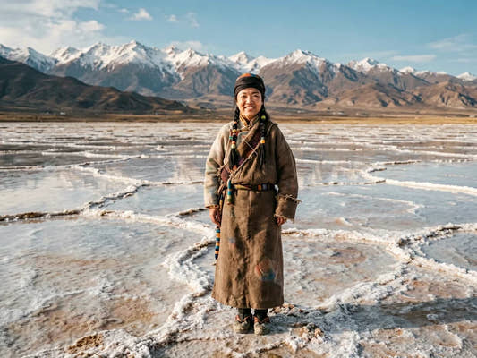 Nature's Eyeshadow Palette: The Salt Flats of Mangkang — from gandhanra.art