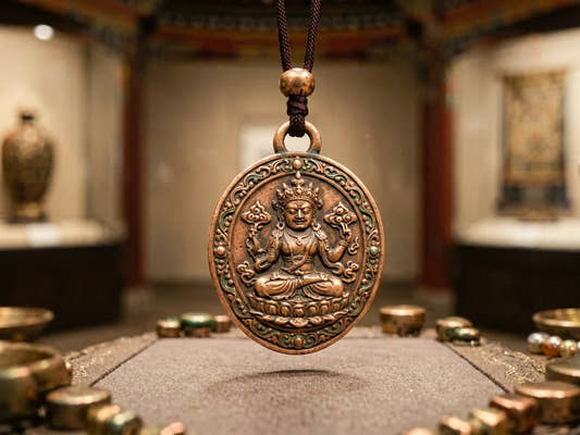 Opening the Heart: A Tibetan Copper Keychain of Protection — from gandhanra.art