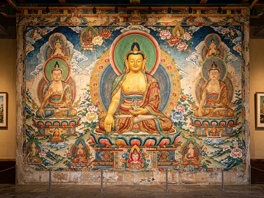 Pigments of Faith: Colorful Masterworks at Hemis Monastery — from gandhanra.art