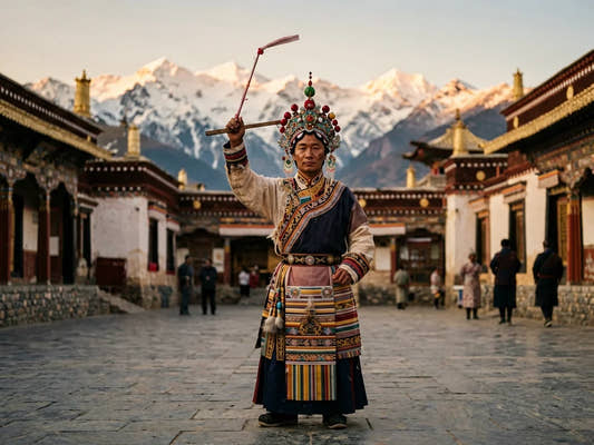 Sacred Performance Under Open Sky: Tibetan Opera at the Shoton Festival — from gandhanra.art