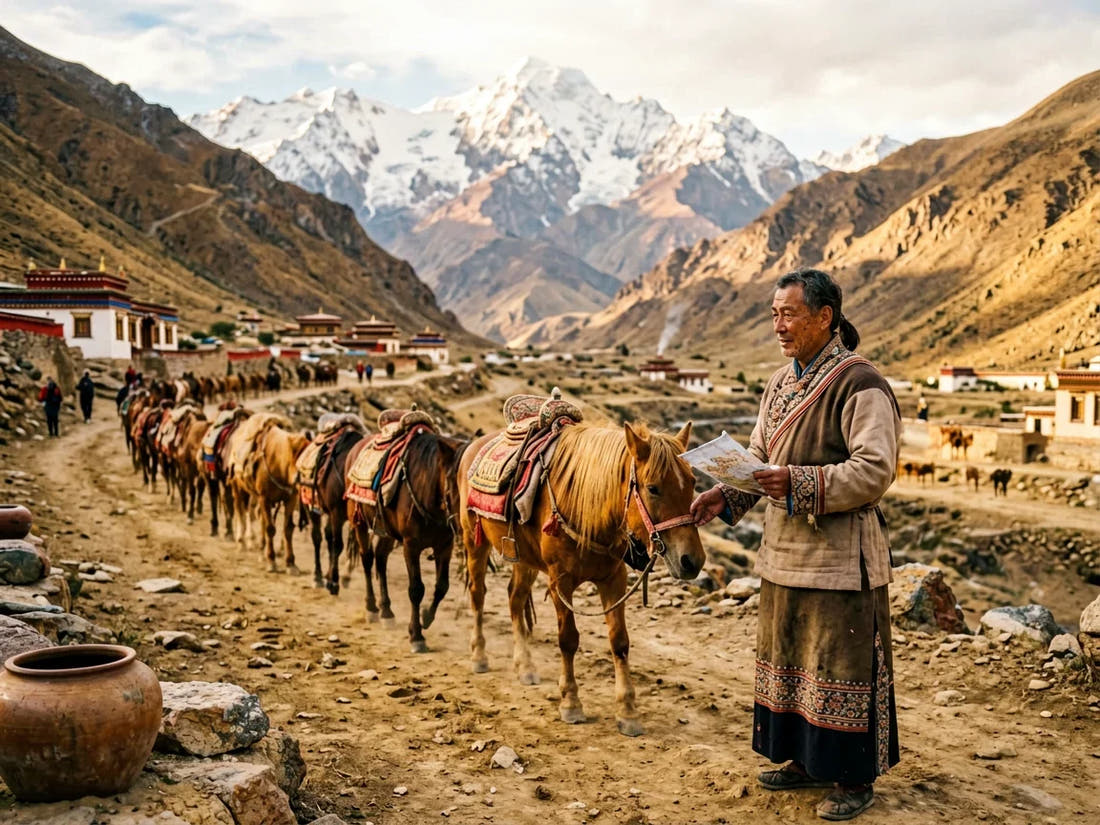 The First Westerner to Chronicle the Tea Horse Road — from gandhanra.art