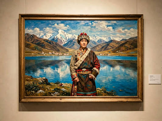 The Lake of the Heart: Manasarovar's Thousand Blues — from gandhanra.art