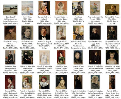 180 Painting Images by Albert Edelfelt Finnish, 1854 - 1905 - Tibetan Buddhist thangka, view 4