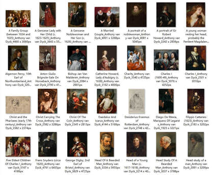132 Painting Images by Anthony van Dyck Flemish, 1599-1641 - Tibetan Buddhist thangka, front view