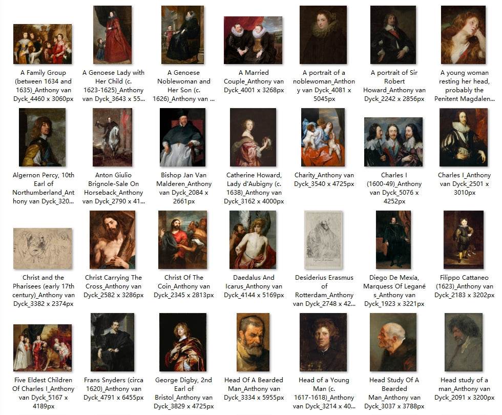 132 Painting Images by Anthony van Dyck Flemish, 1599-1641 - Tibetan Buddhist thangka, front view