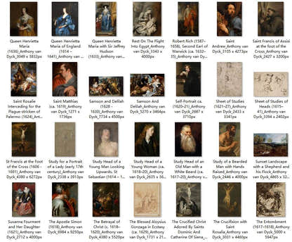 132 Painting Images by Anthony van Dyck Flemish, 1599-1641 - Tibetan Buddhist thangka, view 4