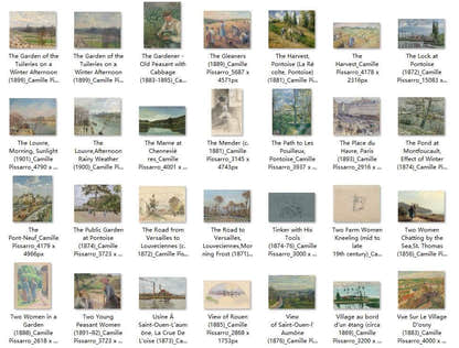 213 Painting Images by Camille Pissarro French, 1830-1903 - Tibetan Buddhist thangka, view 6