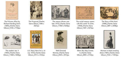 50 Painting Images by Charles Dana Gibson American, 1867 - 1944 - Tibetan Buddhist thangka, close-up detail