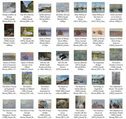 238 Painting Images by Claude Monet French, 1840-1926 - Tibetan Buddhist thangka, view 5