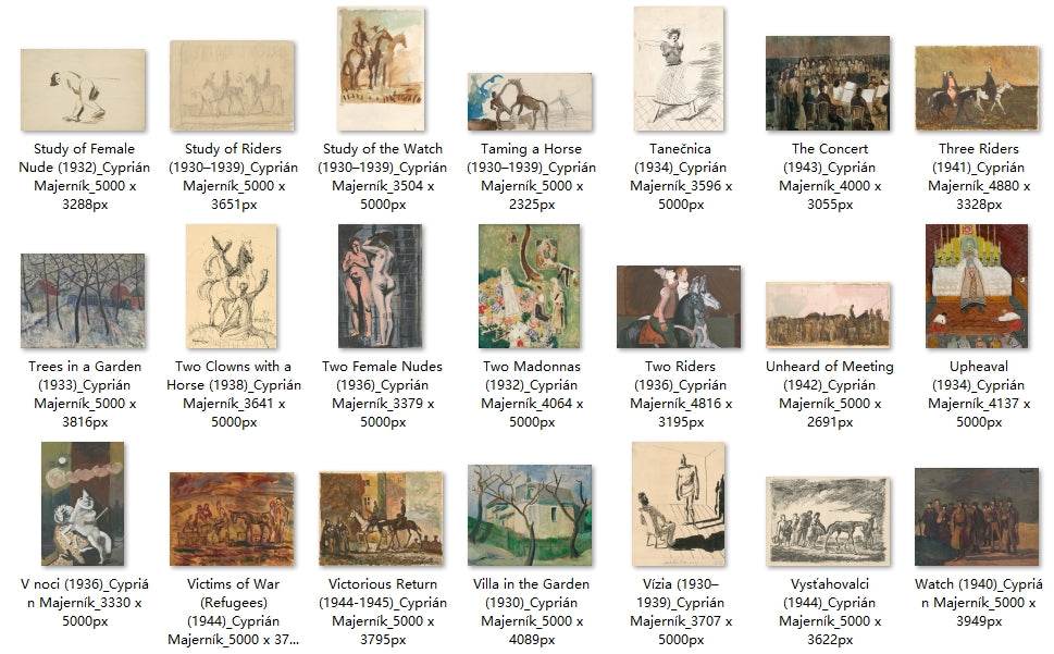 169 Painting Images by Cyprián Majerník Slovak, 1909 - 1945 - Tibetan Buddhist thangka, view 6