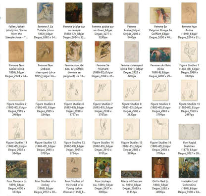 356 Painting Images by Edgar Degas French, 1834-1917 - Tibetan Buddhist thangka, view 4