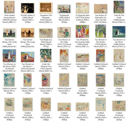 426 Painting Images by Edvard Munch Norwegian, 1863 - 1944 - Tibetan Buddhist thangka, view 11