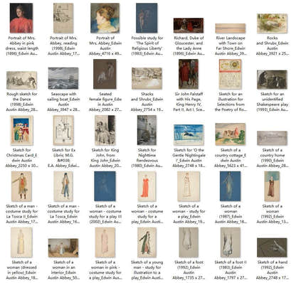 298 Painting Images by Edwin Austin Abbey American, 1852 - 1911 - Tibetan Buddhist thangka, view 5