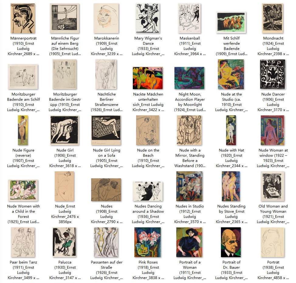 337 Painting Images by Ernst Ludwig Kirchner German, 1880-1938 - Tibetan Buddhist thangka, view 6