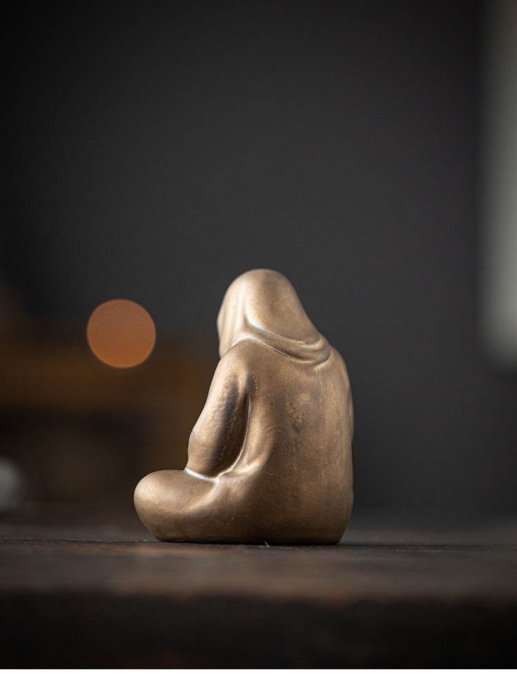 Purple Sand Meditation Buddha Statue - Tibetan Buddhist statue, view 15