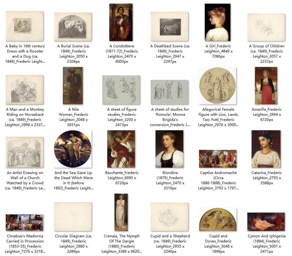 103 Painting Images by Frederic Leighton English, 1830-1896 - Tibetan Buddhist thangka, front view