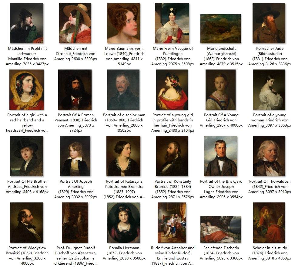 114 Painting Images by Friedrich von Amerling Austrian, 1803 - 1887 - Tibetan Buddhist thangka, view 4