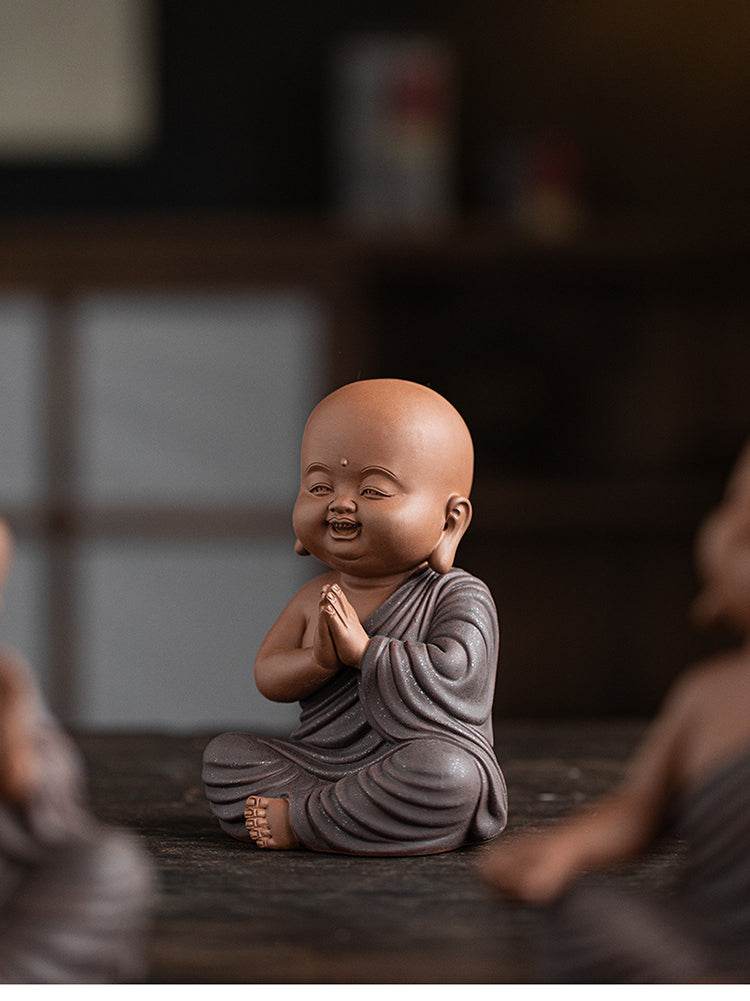 Purple Sand Meditation Buddha Statue - Tibetan Buddhist statue, view 16