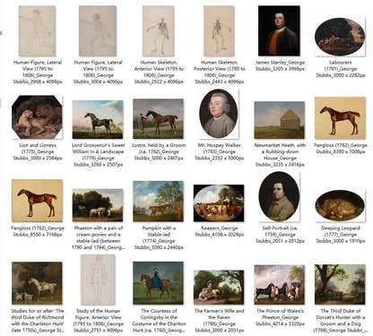 62 Painting Images by George Stubbs English, 1724-1806 - Tibetan Buddhist thangka, detailed view