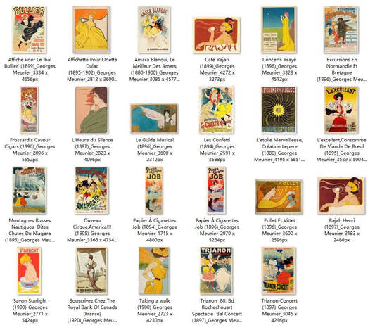 23 Painting Images by Georges Meunier French, 1869-1942 - Tibetan Buddhist thangka, front view