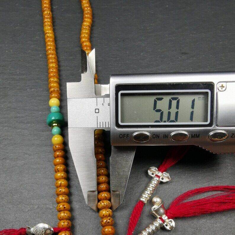 5mm Mini Size Lotus Seed Mala - Tibetan Buddhist mala beads, view 9