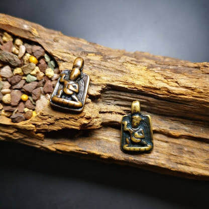 Mala Amulet Pendant,Vajrapani Mantra Dot Prayer Beads Accessories - Tibetan Buddhist mala beads, view 9