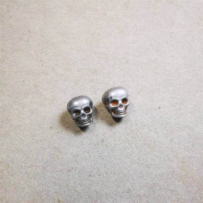 Mala Spacer Beads,Citipati Skull Marker Beads for Prayer Bead Necklace - Tibetan Buddhist mala beads, view 7