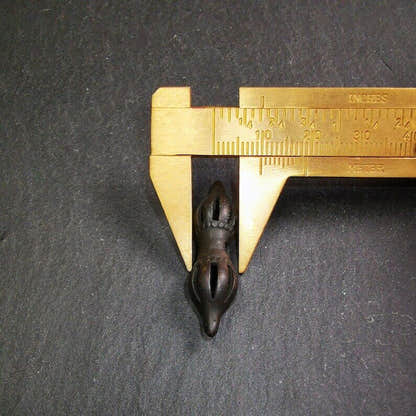 Vintage Vajra Dorje Amulet,1.5" - Tibetan Buddhist amulet, view 9