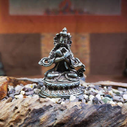 Vajrasattva Buddha Statue - Tibetan Buddhist statue, front view