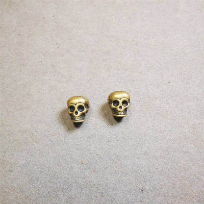 Mala Spacer Beads,Citipati Skull Marker Beads for Prayer Bead Necklace - Tibetan Buddhist mala beads, view 8