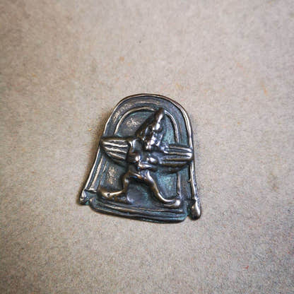 Vajrakilaya / Vajrakumara Amulet Badge,Tibetan Buddhism Pendant - Tibetan Buddhist amulet, view 5