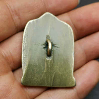 Vajrapani Amulet,Tibetan Buddhism Statue Badge,1.65" - Tibetan Buddhist amulet, view 6