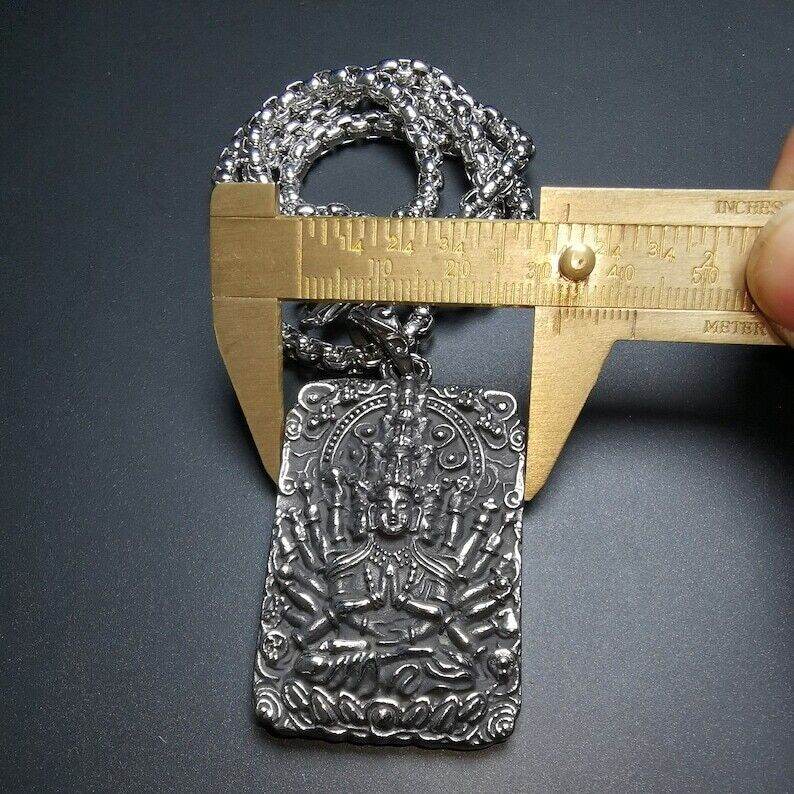 Buddhist Amulet,Chenrezig,Padmapani,Avalokitesvara - Tibetan Buddhist amulet, view 9