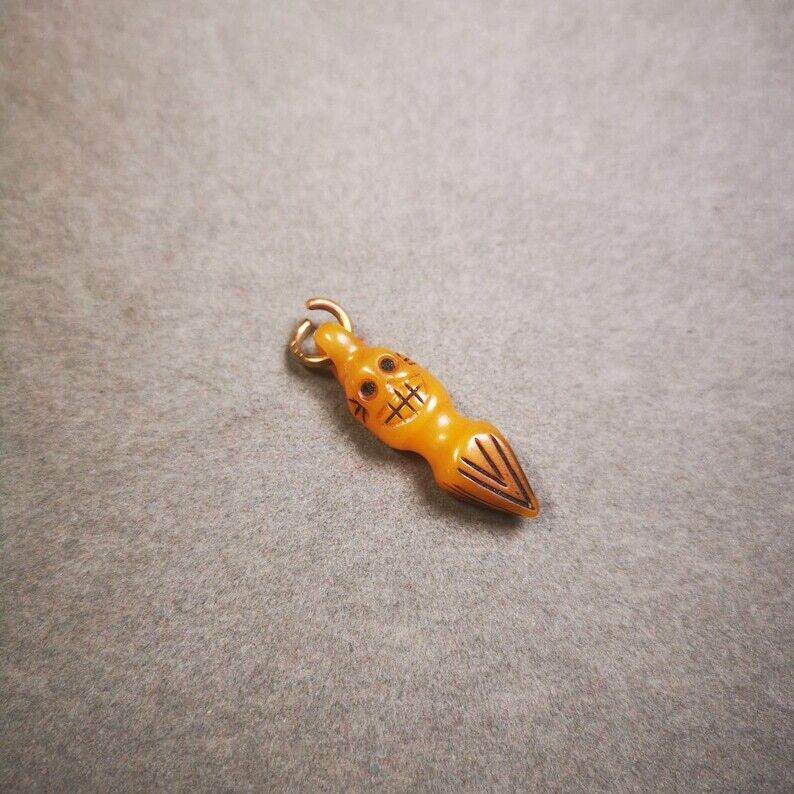 Yak Bone Amulet Vajra Kila Dorje Phurba for Mala,Prayer Beads - Tibetan Buddhist mala beads, view 5