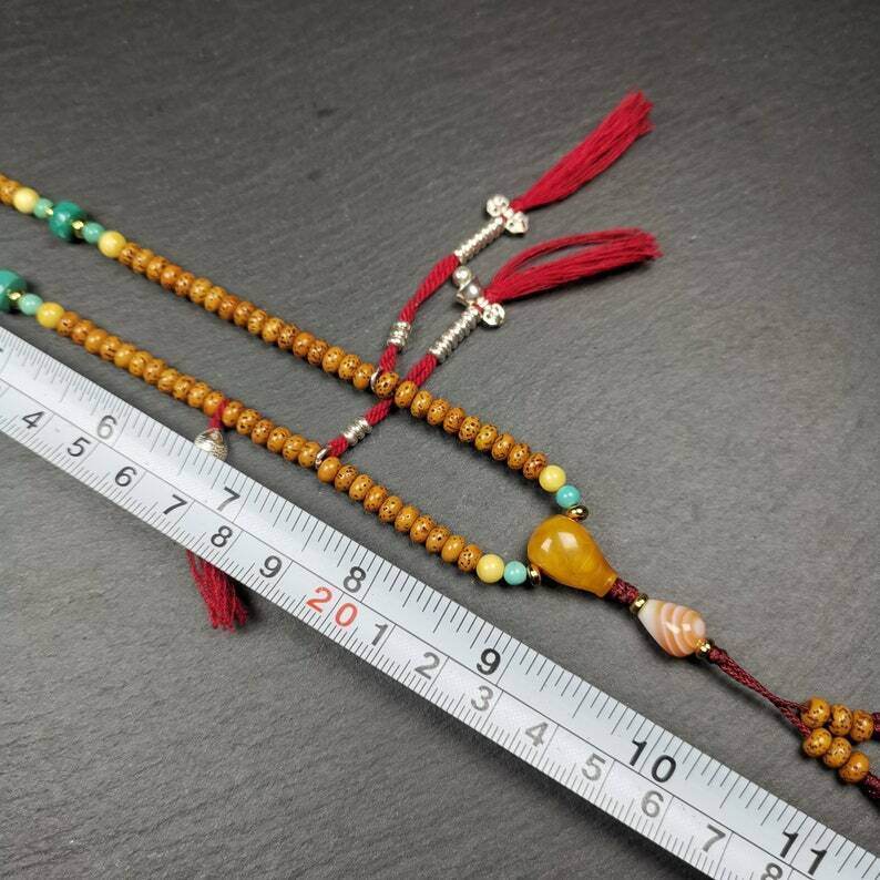 5mm Mini Size Lotus Seed Mala - Tibetan Buddhist mala beads, view 8