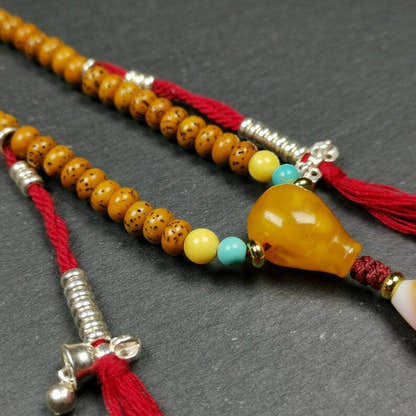5mm Mini Size Lotus Seed Mala - Tibetan Buddhist mala beads, view 5