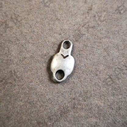 Mala Counter Pendant Connecting Ring 0.7" - Tibetan Buddhist mala beads, view 8
