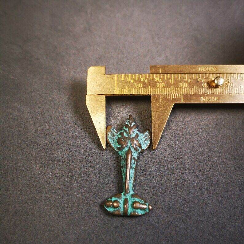 Buddhist Amulet Garuda,Garula,Golden-winged Bird Pendant - Tibetan Buddhist amulet, view 7