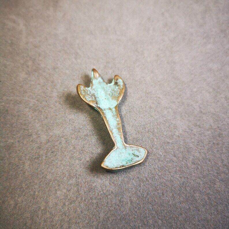 Buddhist Amulet Garuda,Garula,Golden-winged Bird Pendant - Tibetan Buddhist amulet, view 6