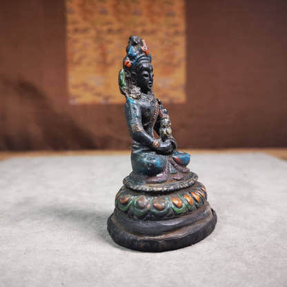 Statue,Amitayus,Buddha of Longevity,80 Years - Tibetan Buddhist statue, view 7