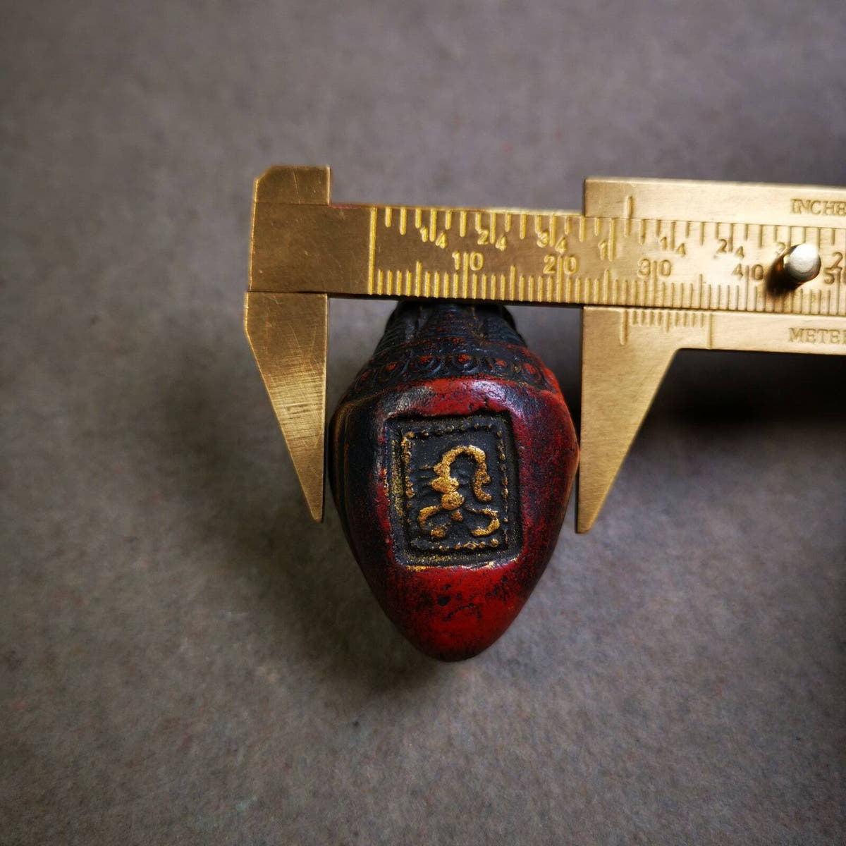 Niang La Tsa Tsa Statue Amulet 1.89" - Tibetan Buddhist amulet, view 9