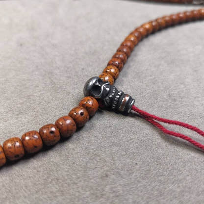 Mala Guru Bead, T-drilled 3-Hole Connector Bead for Prayer Bead,0.87" - Tibetan Buddhist mala beads, view 5