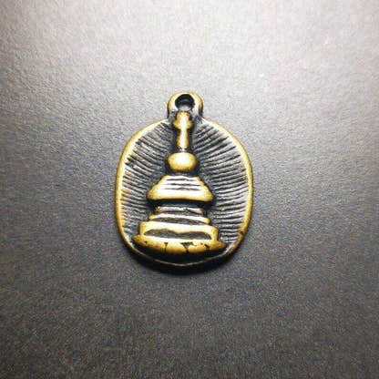 Mala Amulet,Stupa Pendant - Tibetan Buddhist mala beads, view 7