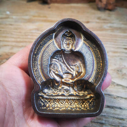 Buddha Statue Tsa Tsa Mold,Amitayus,Amida,Amitabha Tsha - Tibetan Buddhist statue, view 9