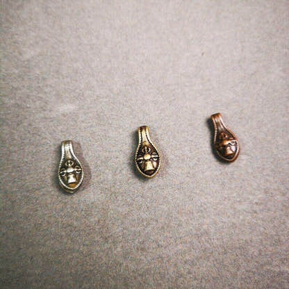 Vajra Bell Bum Counter Clip - Tibetan Buddhist vajra, view 5